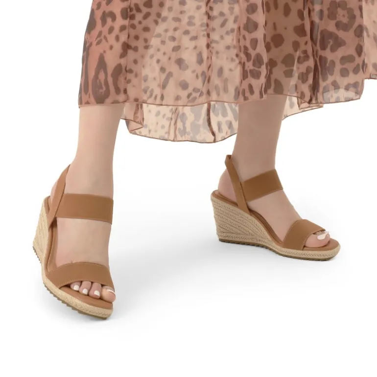 Open Toe Espadrille Platform Sandals