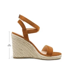 Open Toe Espadrille Platform Wedge Sandals