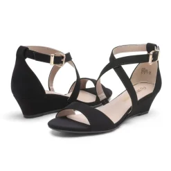 Open Toe Low Heel Wedge Sandals