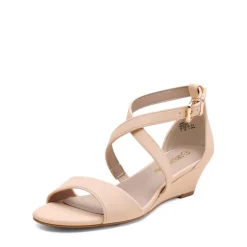 Open Toe Low Heel Wedge Sandals