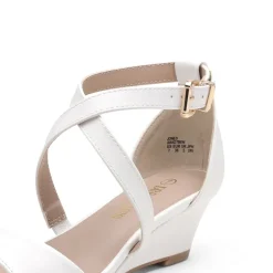 Open Toe Low Heel Wedge Sandals