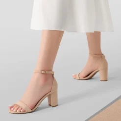 Open Toe Pump Chunky Heel Sandals