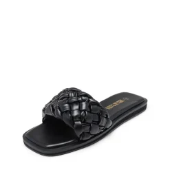 Open Toe Slide Flat Sandals