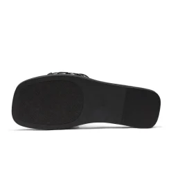 Open Toe Slide Flat Sandals