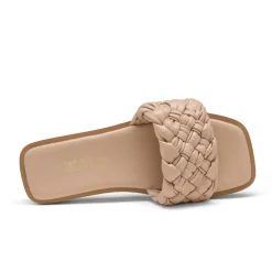 Open Toe Slide Flat Sandals