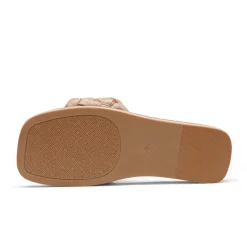Open Toe Slide Flat Sandals