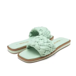 Open Toe Slide Flat Sandals