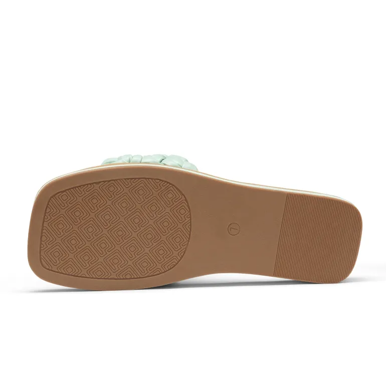 Open Toe Slide Flat Sandals