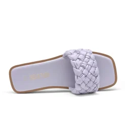 Open Toe Slide Flat Sandals