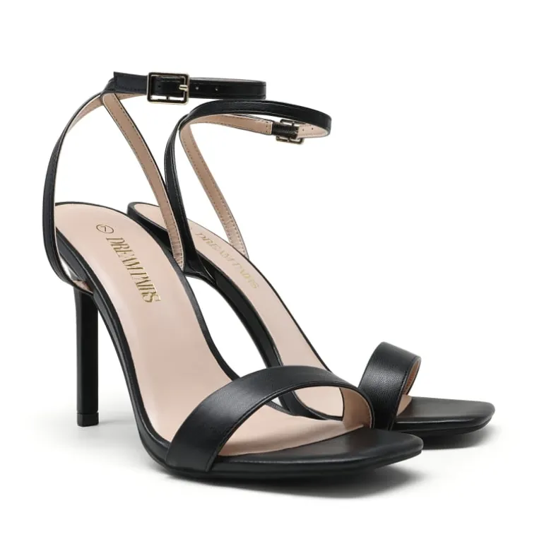 Open Toe Stiletto Sandals