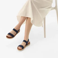 Open Toe Strap Espadrille Platform Sandals