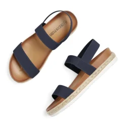 Open Toe Strap Espadrille Platform Sandals