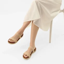 Open Toe Strap Espadrille Platform Sandals