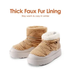 Outdoor Faux Fur Snow boots