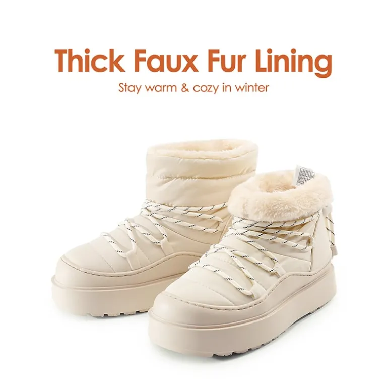 Outdoor Faux Fur Snow boots