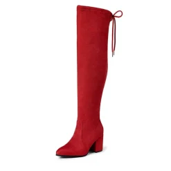 Over the knee Block Heel Boots
