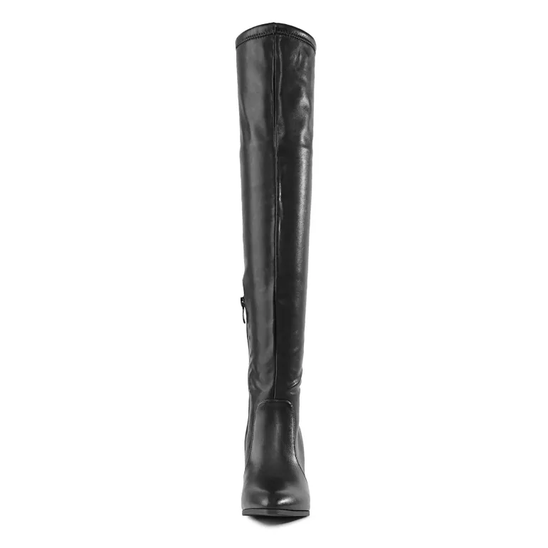 Over the knee Block Heel Boots
