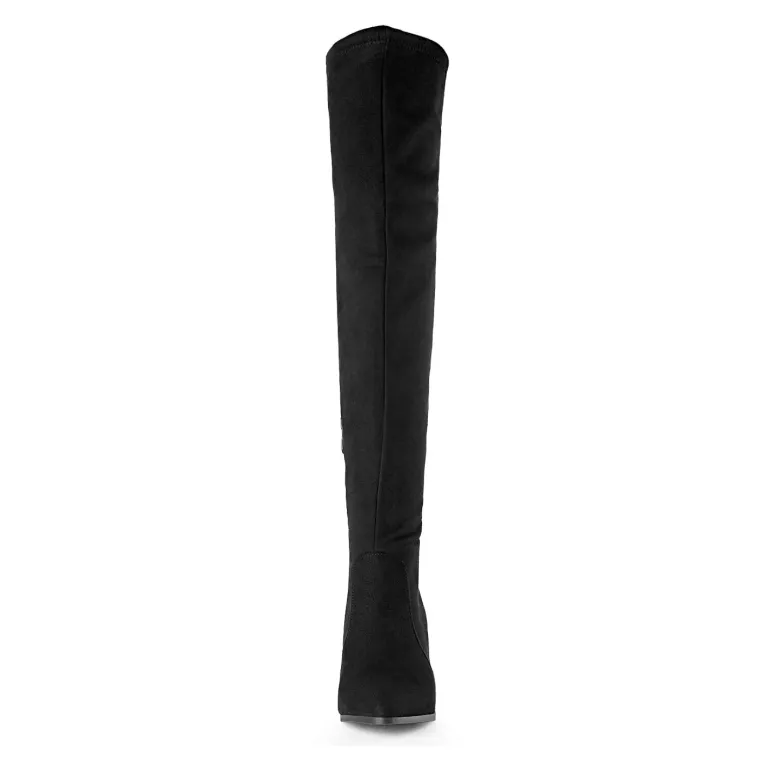 Over the knee Block Heel Boots