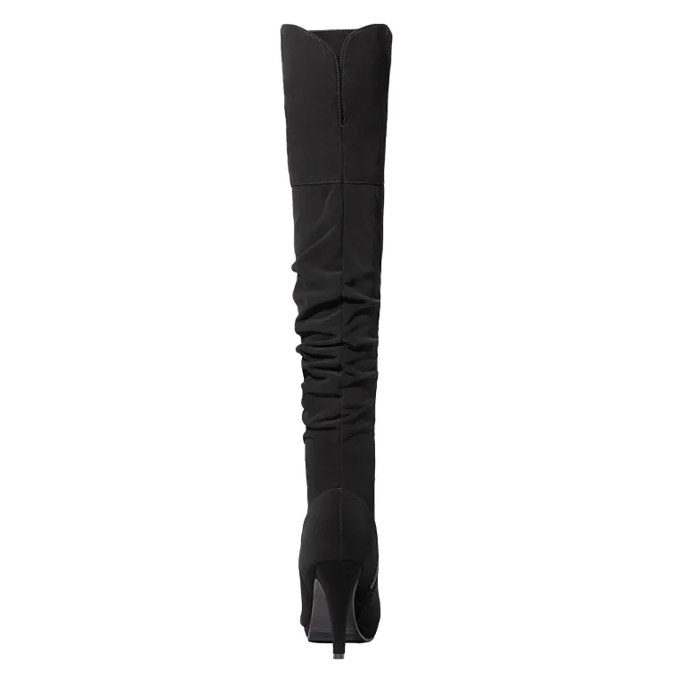 Over The Knee Chunky Heel Boots