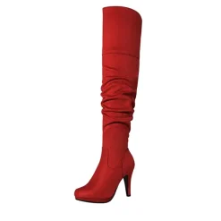 Over The Knee Chunky Heel Boots