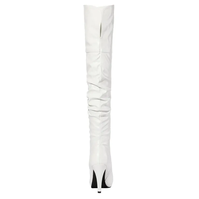 Over The Knee Chunky Heel Boots