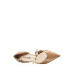 Pearl Straps Pointed Toe Stiletto Heel Pumps