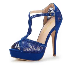 Peep Toe High Heel Platform Sandals