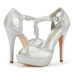 Peep Toe High Heel Platform Sandals