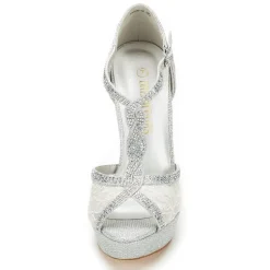 Peep Toe High Heel Platform Sandals