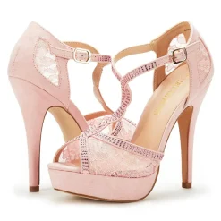 Peep Toe High Heel Platform Sandals