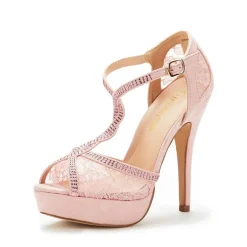 Peep Toe High Heel Platform Sandals