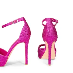 Peep Toe Stiletto Heel Sandals