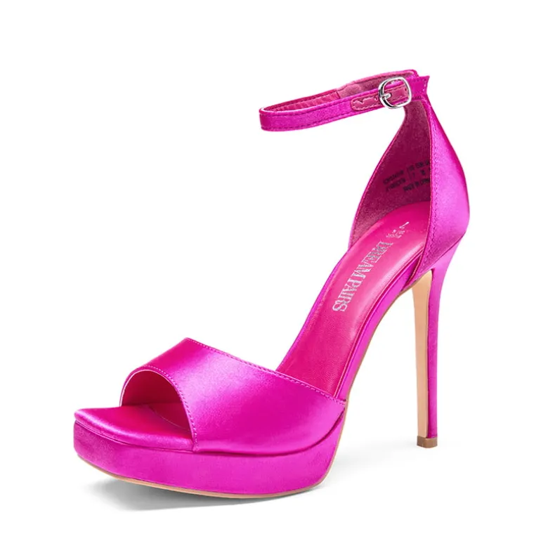 Peep Toe Stiletto Heel Sandals
