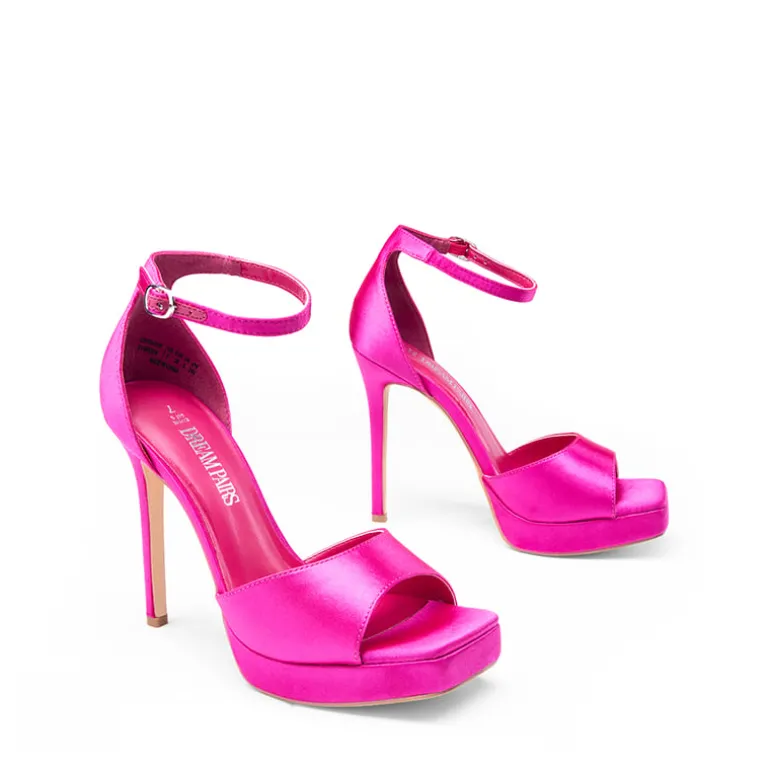 Peep Toe Stiletto Heel Sandals