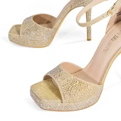 Peep Toe Stiletto Heel Sandals