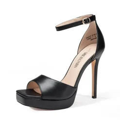 Peep Toe Stiletto Heel Sandals