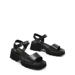 Platform Ankle Strap Chunky Heel Sandals