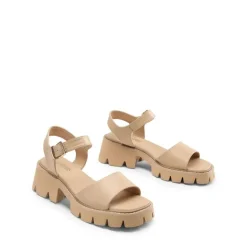 Platform Ankle Strap Chunky Heel Sandals