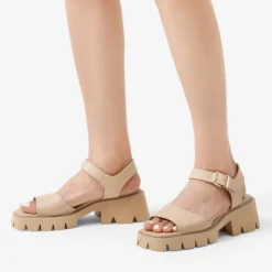 Platform Ankle Strap Chunky Heel Sandals