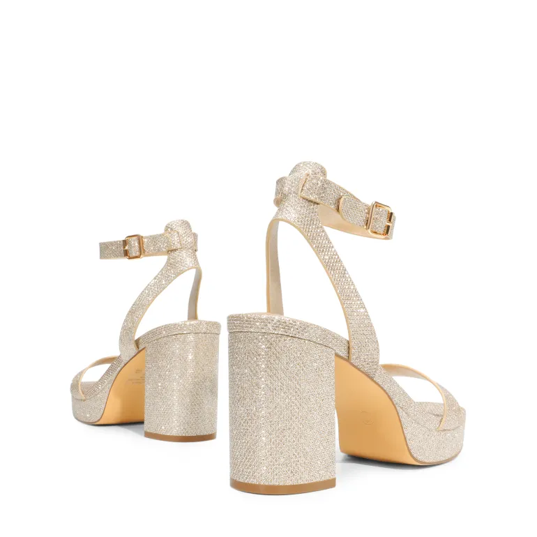 Platform Ankle Strap Chunky Heel Sandals
