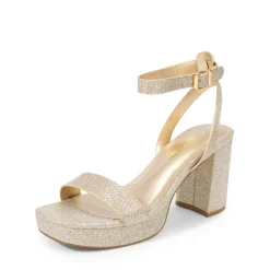 Platform Ankle Strap Chunky Heel Sandals