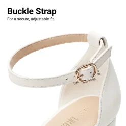 Platform Ankle Strap Chunky Pumps