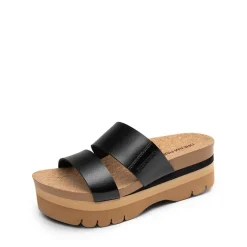 Platform Arch Support Slide Sandals