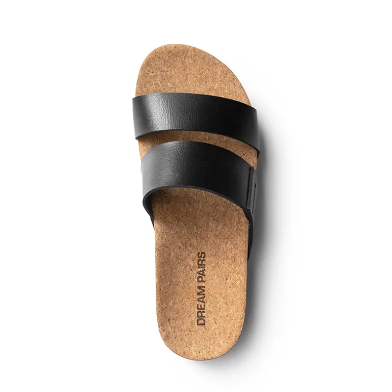 Platform Arch Support Slide Sandals