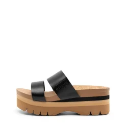 Platform Arch Support Slide Sandals