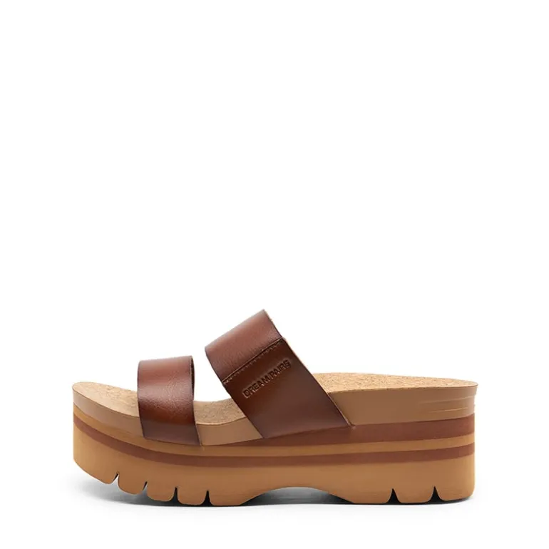 Platform Arch Support Slide Sandals