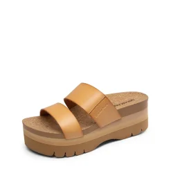 Platform Arch Support Slide Sandals