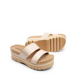 Platform Arch Support Slide Sandals