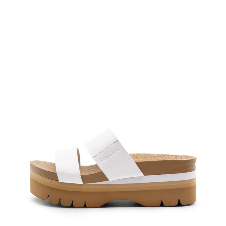 Platform Arch Support Slide Sandals
