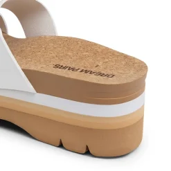 Platform Arch Support Slide Sandals